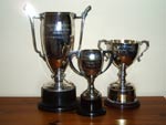Cattle silverware won at the 2004 Carloway Agricultural Show
